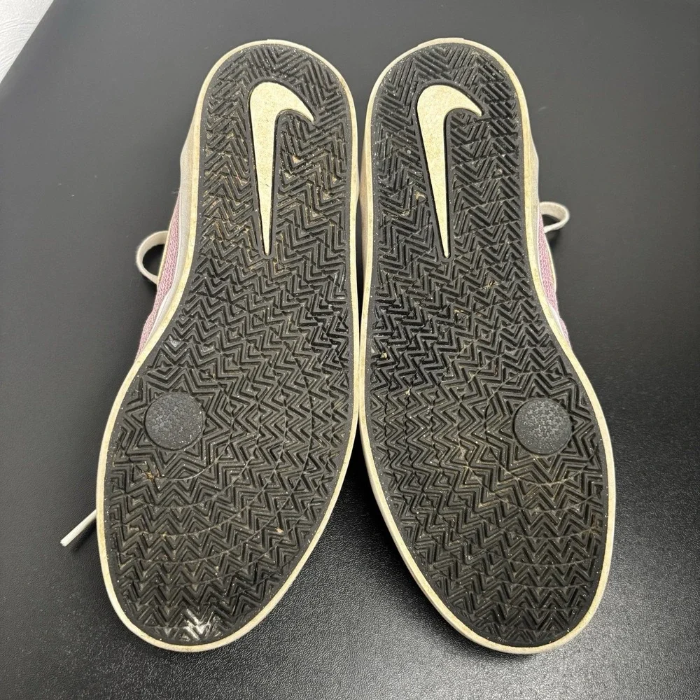 Nike Shoes Womens‎ 9 SB Check Pink Canvas Skate Sneakers Casual Lifestyle